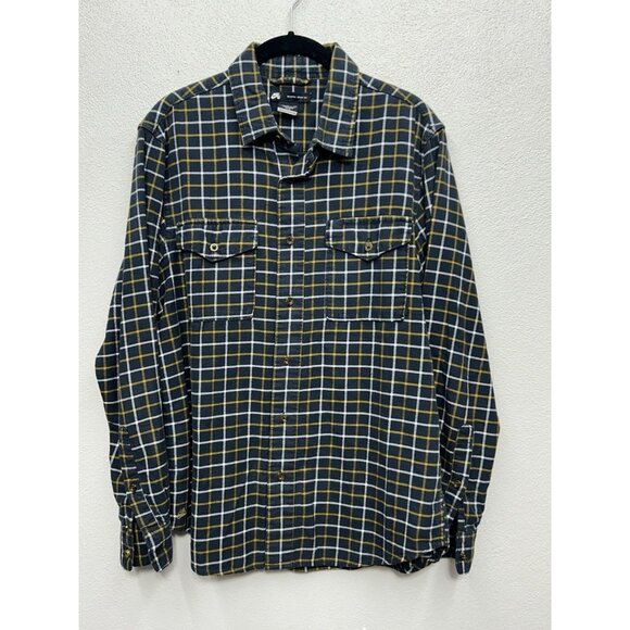 Nike SB NOYFB Plaid Flannel Shirt Mens Small Long Sleeve Button Up Skateboarding - Picture 1 of 7